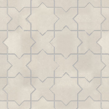 Mosaic House Moroccan tile Tanger LG SQ 1 White  solid zellige, mosaic, zellij, field, pattern, glaze 